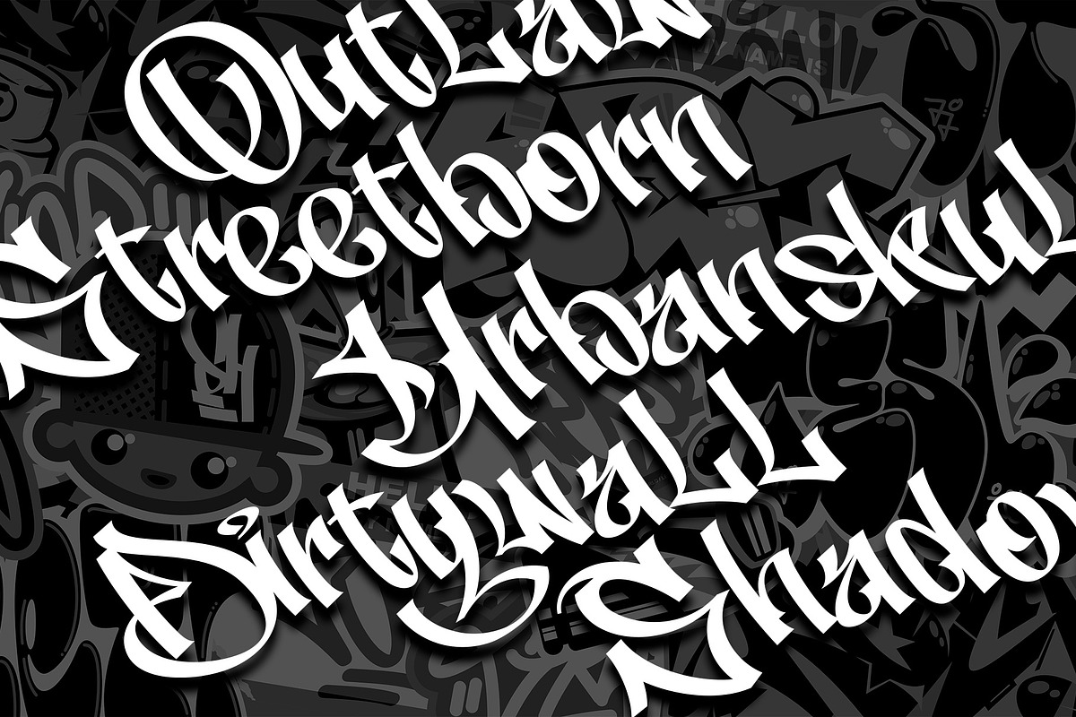 Aerolt - Street Art Graffiti Font, a Handwritten Font by Letterara (Photo 9 of 14)