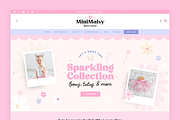 Girly Pink Shopify Theme, a Shopify Template by Design Pixie (Thumbnail 2 of 11)