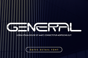 Dates Detail - Futuristic Font, a Sans Serif Font by 177Studio (Thumbnail 2 of 8)