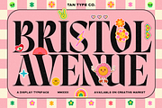 TAN - BRISTOL AVENUE, a Font by TanType (Thumbnail 1 of 9)