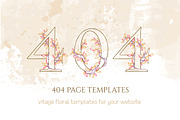 404 page templates, a Templates & Theme by Dreaming_Lucy (Thumbnail 1 of 3)