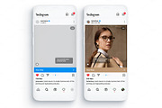 Instagram Template Mockup Adobe XD, a Social Media Template by Dilshod Sobirov (Thumbnail 7 of 13)