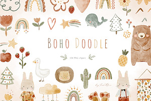 Boho Doodle, an Animal Illustration by heyiamalice