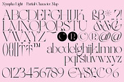 Nympha Luxurious Font - Light, a Font by Lacre Type Foundry (Thumbnail 4 of 4)