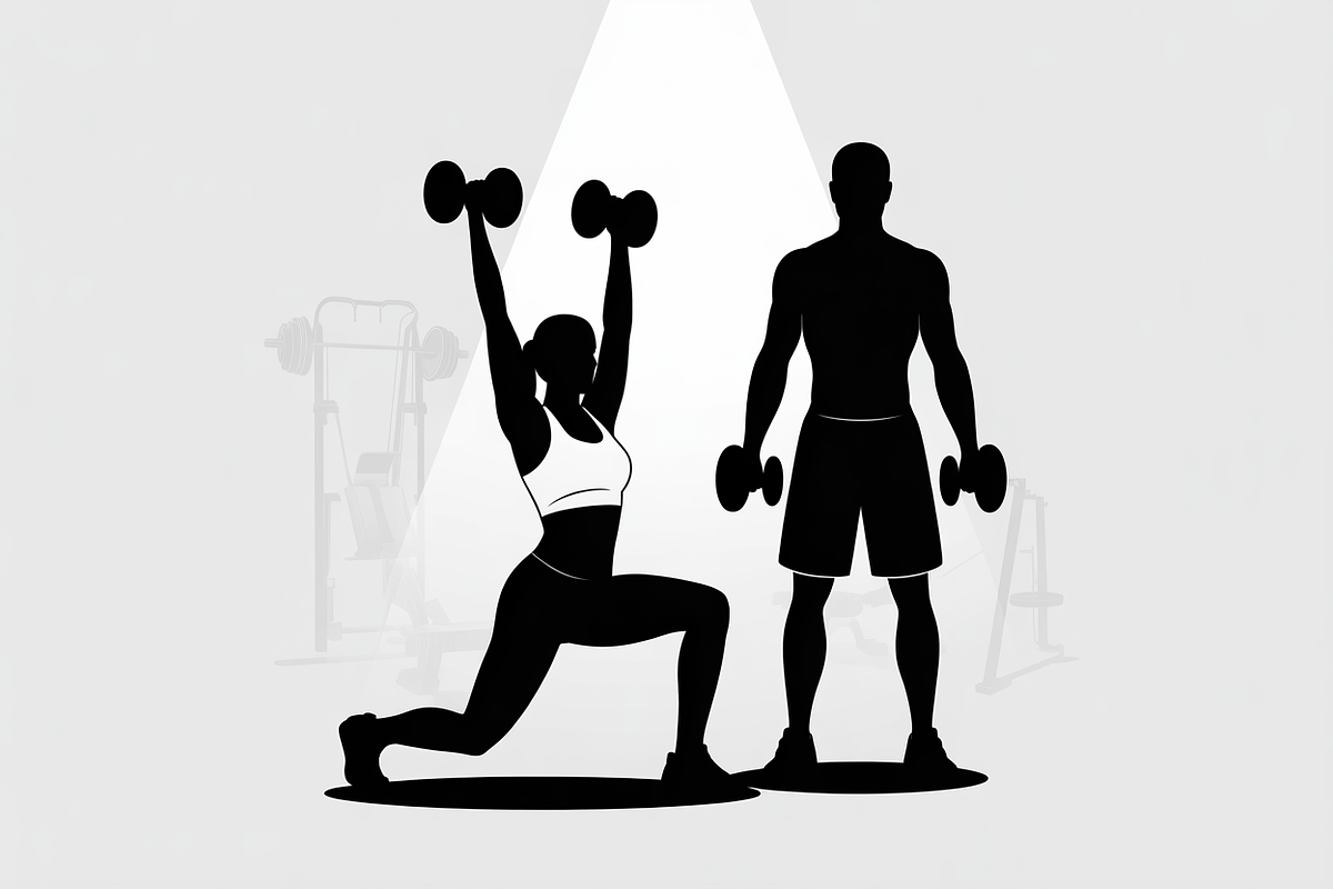 Fitness Workout Training Gym Vector, an Object Graphic by Creativeshirt (Photo 8 of 10)