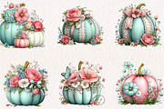 Pastel Pumpkin Clipart, a Seasonal Illustration by CreationArt (Thumbnail 3 of 7)