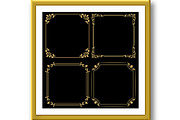 Vintage set of decorative frames, a Decorative Illustration by RODINA (Thumbnail 2 of 3)