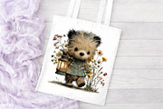 Whimsical Fall Autumn Animals PNG, a Seasonal Illustration by Canvas Craft (Thumbnail 8 of 10)