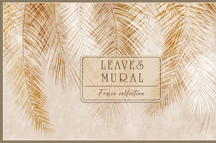 Fresco collection Leaves mural, a Wallpaper Graphic by Natalia0307