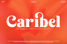 Caribel - Retro Bold Serif Font
