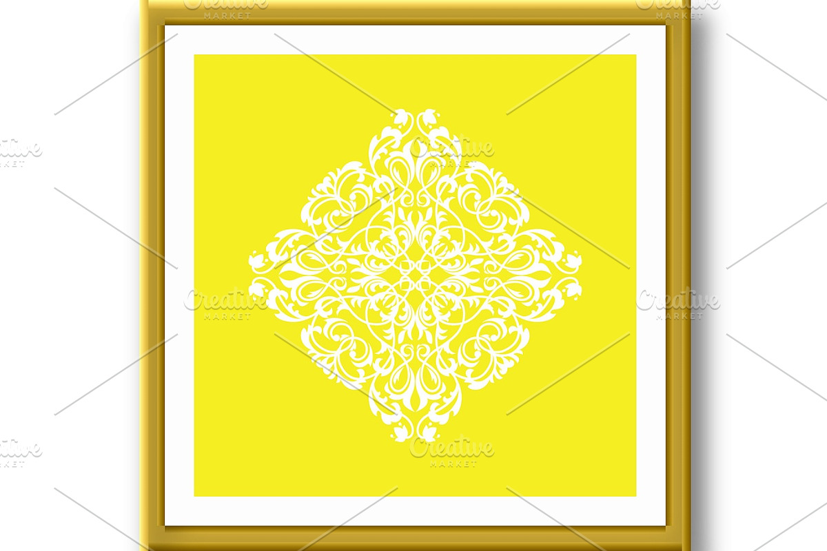 Damask graphic ornament. Floral, an Illustration by RODINA (Photo 2 of 3)