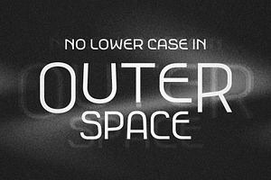 Space Mode Typeface