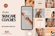 Skincare Instagram Templates, a Social Media Template by My Template Studio (Thumbnail 1 of 26)