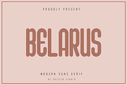 Belarus - Modern Sans Serif, a Sans Serif Font by skiiller studio (Thumbnail 1 of 7)