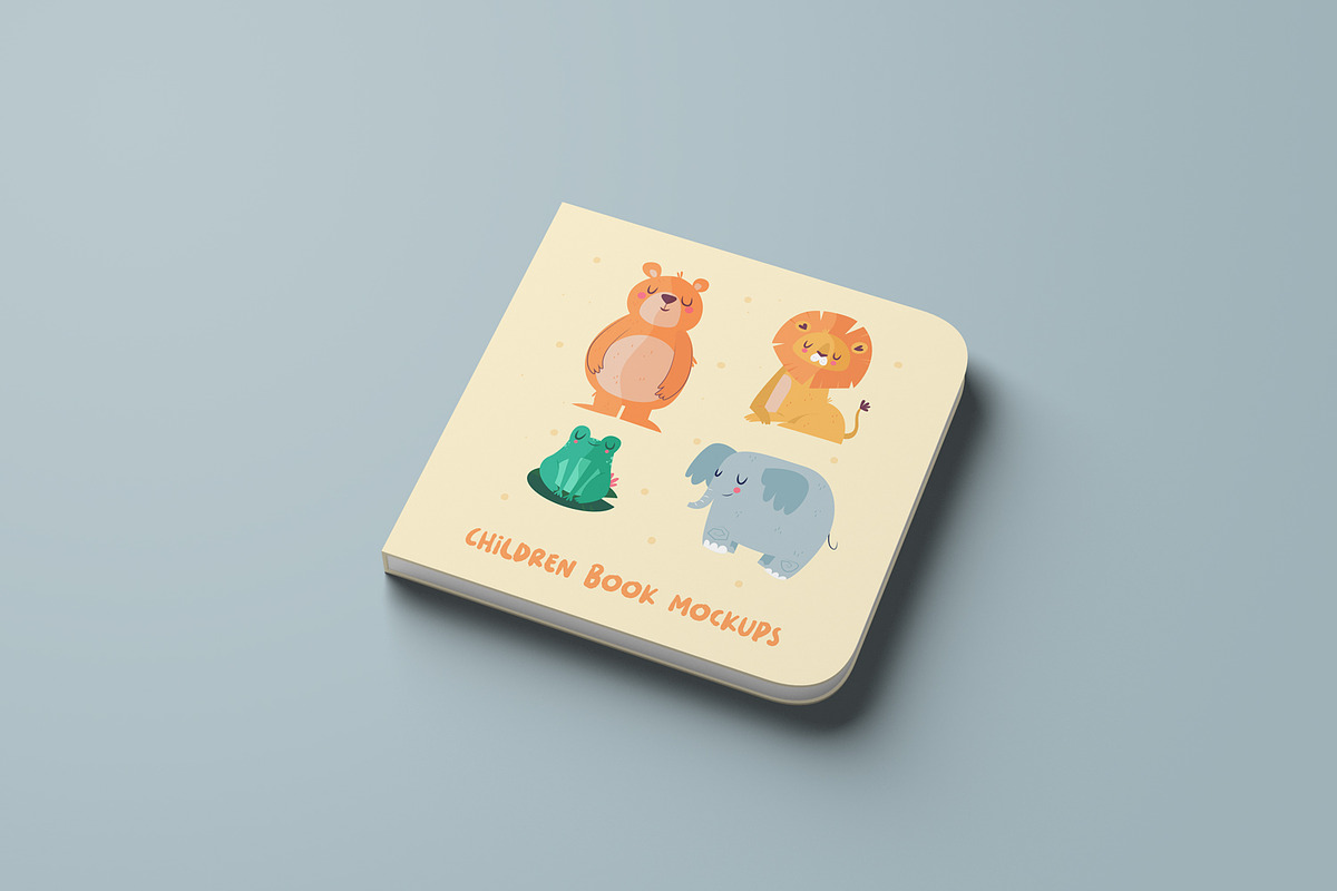 Children's Book Mockups, a Print Template by artimasa (Photo 3 of 8)