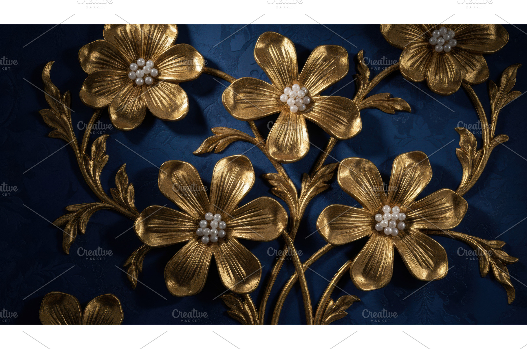 Opulent floral wall decoration made, a Nature Photo by Igor Tichonow