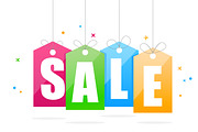 Set of colorful Sale banner designs, a Templates & Theme by Traudl's shop (Thumbnail 2 of 7)
