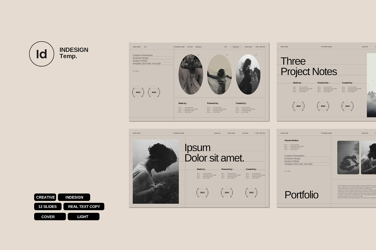 Portfolio Template Design Layout, a Presentation Template by Work_Stock (Photo 3 of 7)