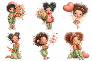 Quirky Love Girl Clipart, an Illustration by Daily.Designs (Thumbnail 3 of 5)