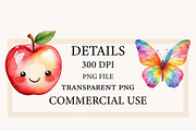 Pastel Cute Back to School Clipart, a Seasonal Illustration by Designworld (Thumbnail 4 of 11)