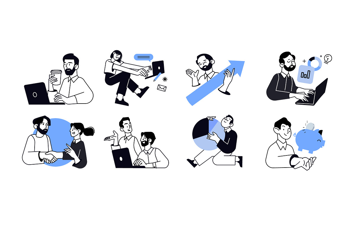 Basic Business, a Person Illustration by PureSolution (Photo 2 of 6)