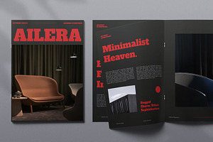 Ailera Editorial Interior Lookbook, a Magazine Template by Portocraft