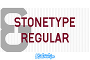Stonetype, a Font by Kustomtype (Thumbnail 2 of 10)