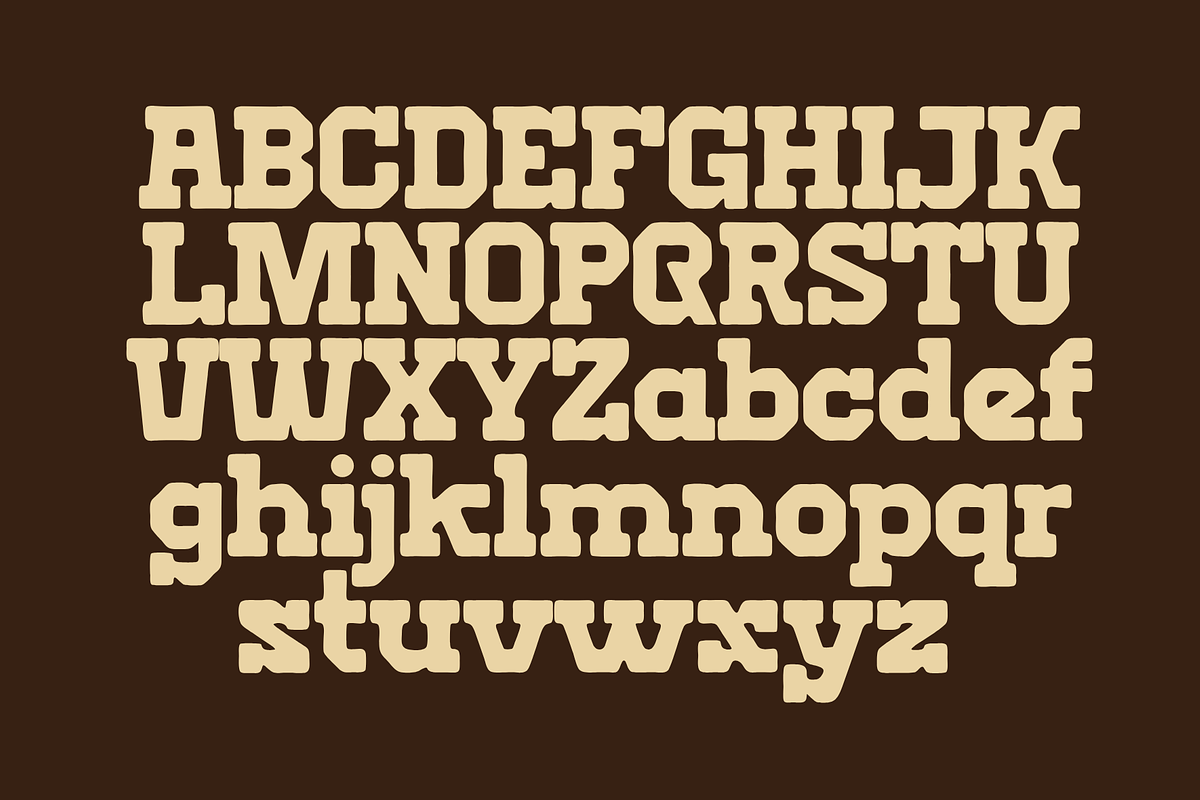 Rust Smoke–Vintage Western SlabSerif, a Slab Serif Font by MaikoHatta (Photo 5 of 8)