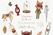 Christmas Theatre Clipart 230+, a Seasonal Illustration by Muse Artist (Thumbnail 9 of 22)