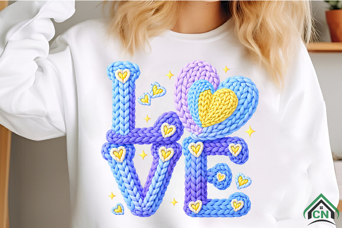 Faux Yarn Crochet Love Valentines, an Illustration by Craft Nest (Photo 6 of 8)