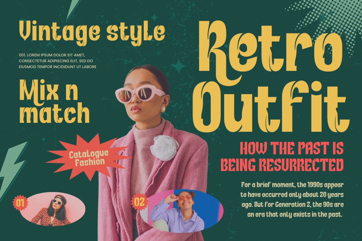 Rekix Black | Groovy Retro Font, a Font by twinstd (Photo 8 of 12)