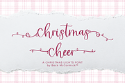 Christmas Cheer Script, a Handwritten Font by Beck McCormick (Thumbnail 1 of 10)