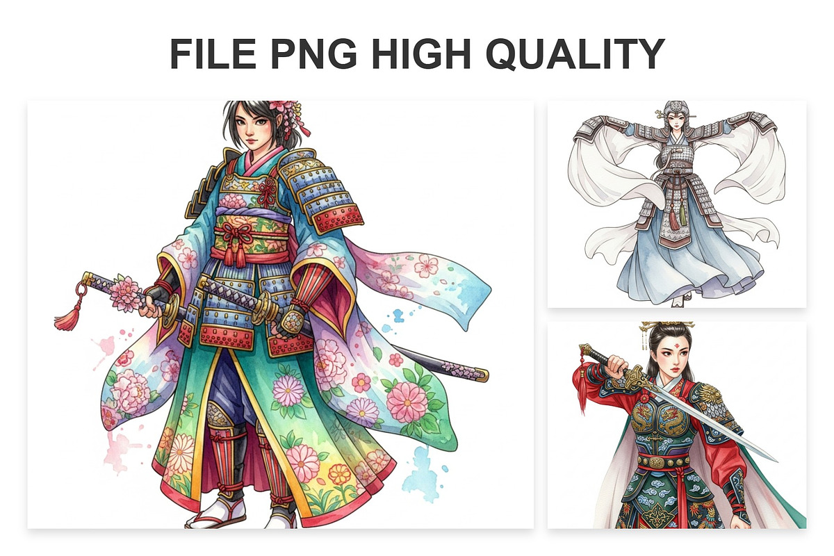 Premium Hero Girl Traditional, a Decorative Illustration by Eka Design (Photo 2 of 4)
