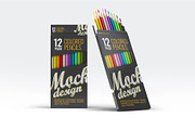 Colored Pencils Pack Mock-Up, a Pens & Pencil Mockup by DesignRushMarket (Thumbnail 3 of 7)
