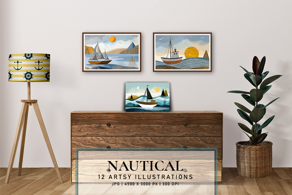 Nautical, a Decorative Illustration by Digital Art Creations (Photo 7 of 7)