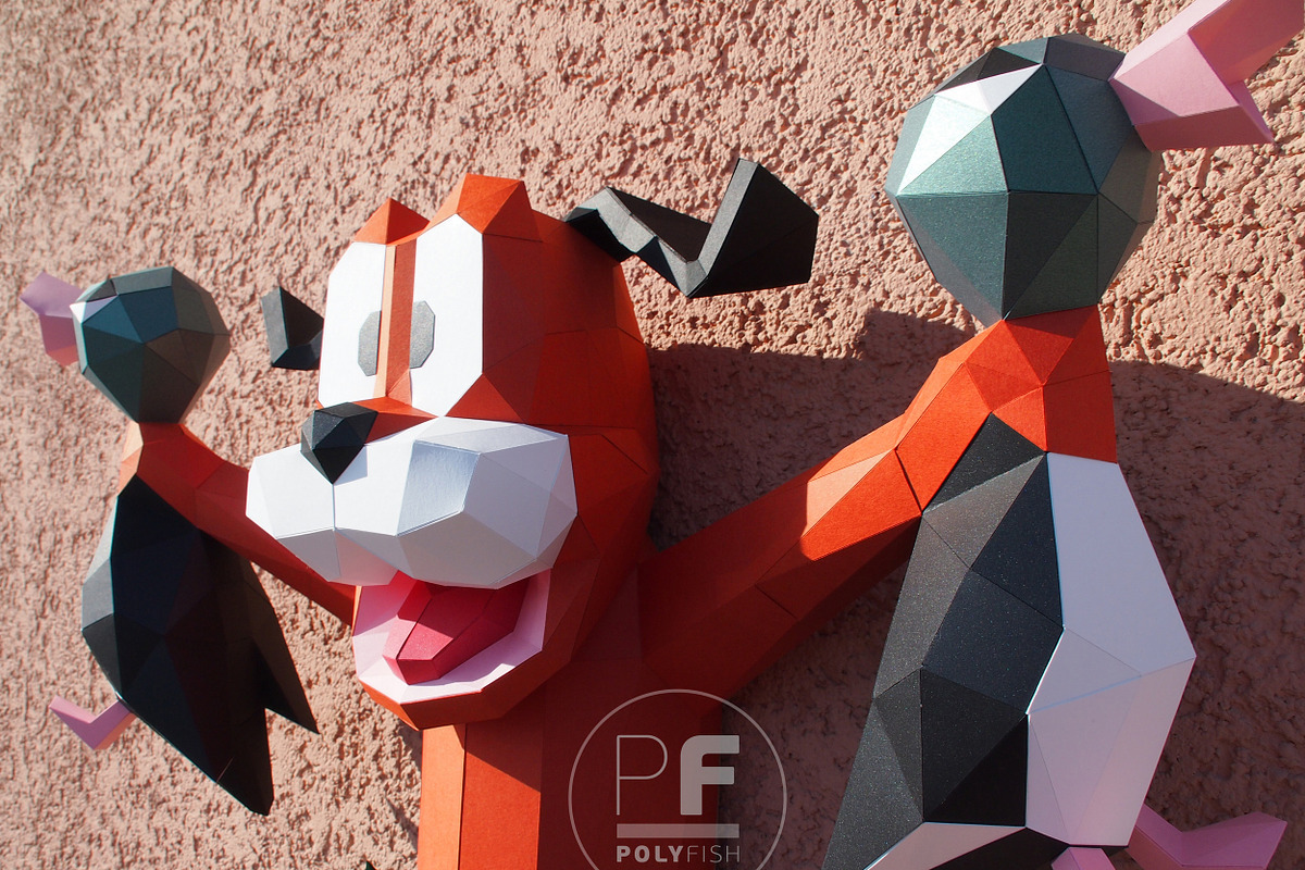 DIY Duck Hunt 3D model template, a Graphic by PolyFish (Photo 4 of 6)