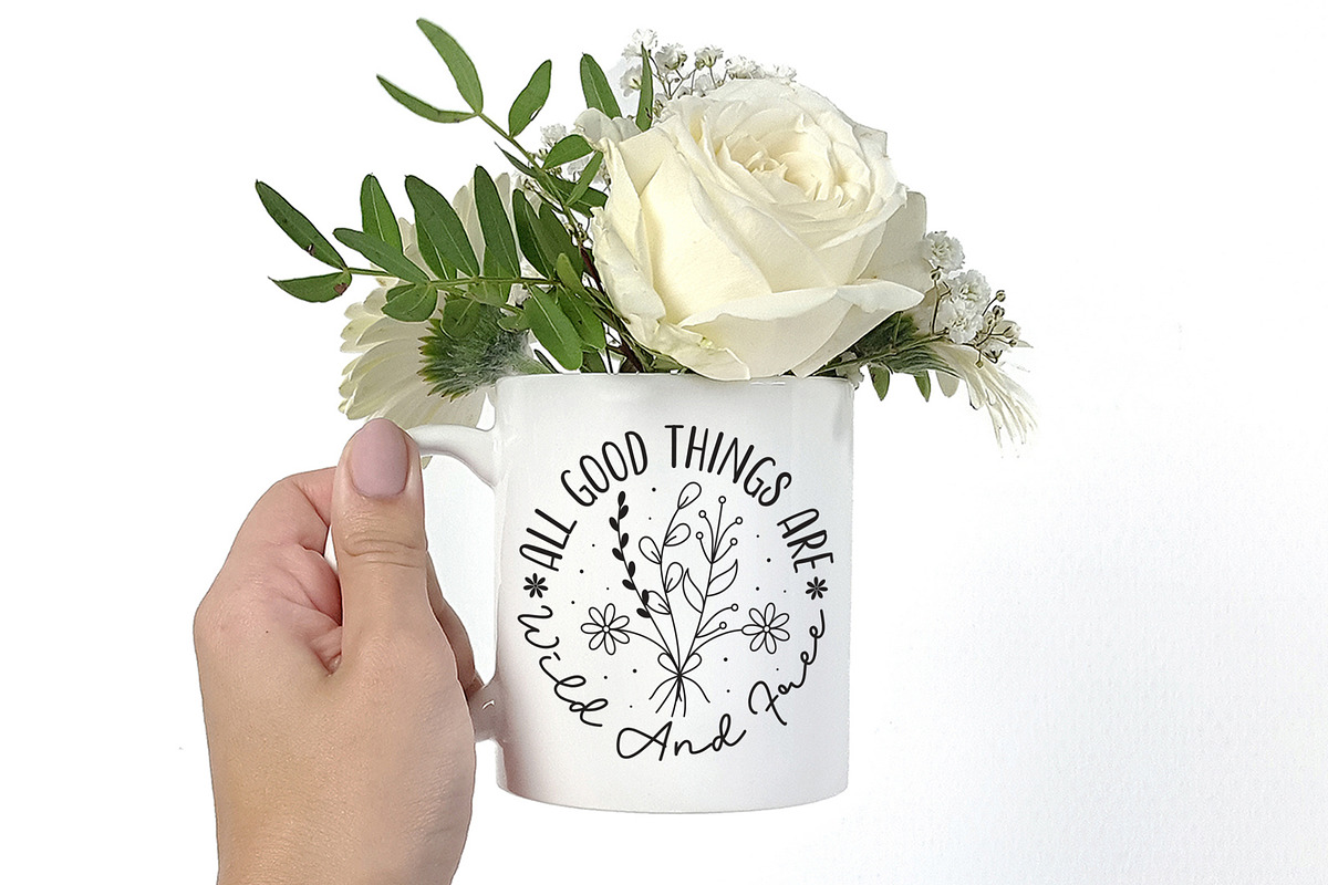 Wildflower Quotes SVG Bundle, a Graphic by CraftlabSVG (Photo 11 of 18)