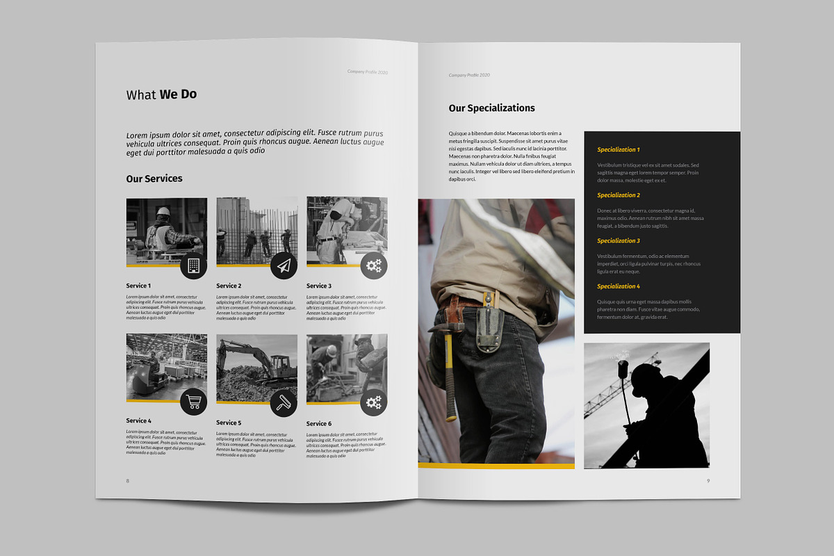 Kreatype Company Profile, a Brochure Template by Kreatype Studio (Photo 6 of 14)