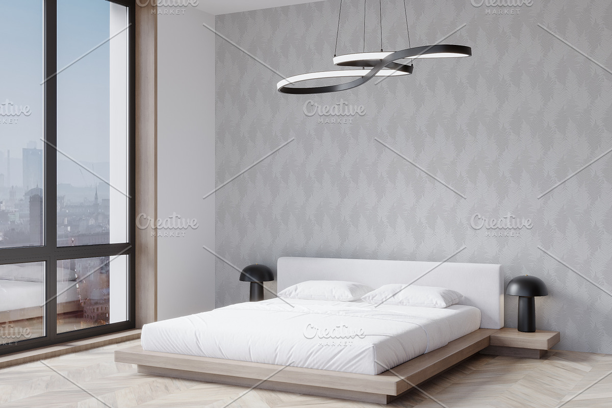 Wallpaper mockup | Luxury bedroom, a Household Mockup by Hunny Badger (Photo 4 of 6)