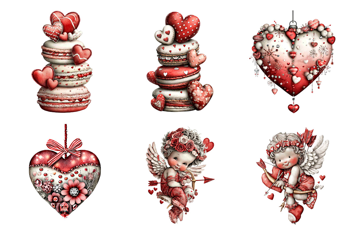 Valentine's Clipart, an Illustration by Design Market (Photo 3 of 5)