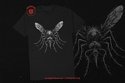 10 Bundle Dark Art Mosquito Insect, an Illustration by Morspective (Thumbnail 2 of 7)
