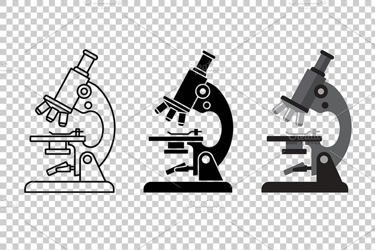 Microscope Laboratory Vector Set, an Object Graphic by Artonix (Photo 3 of 3)