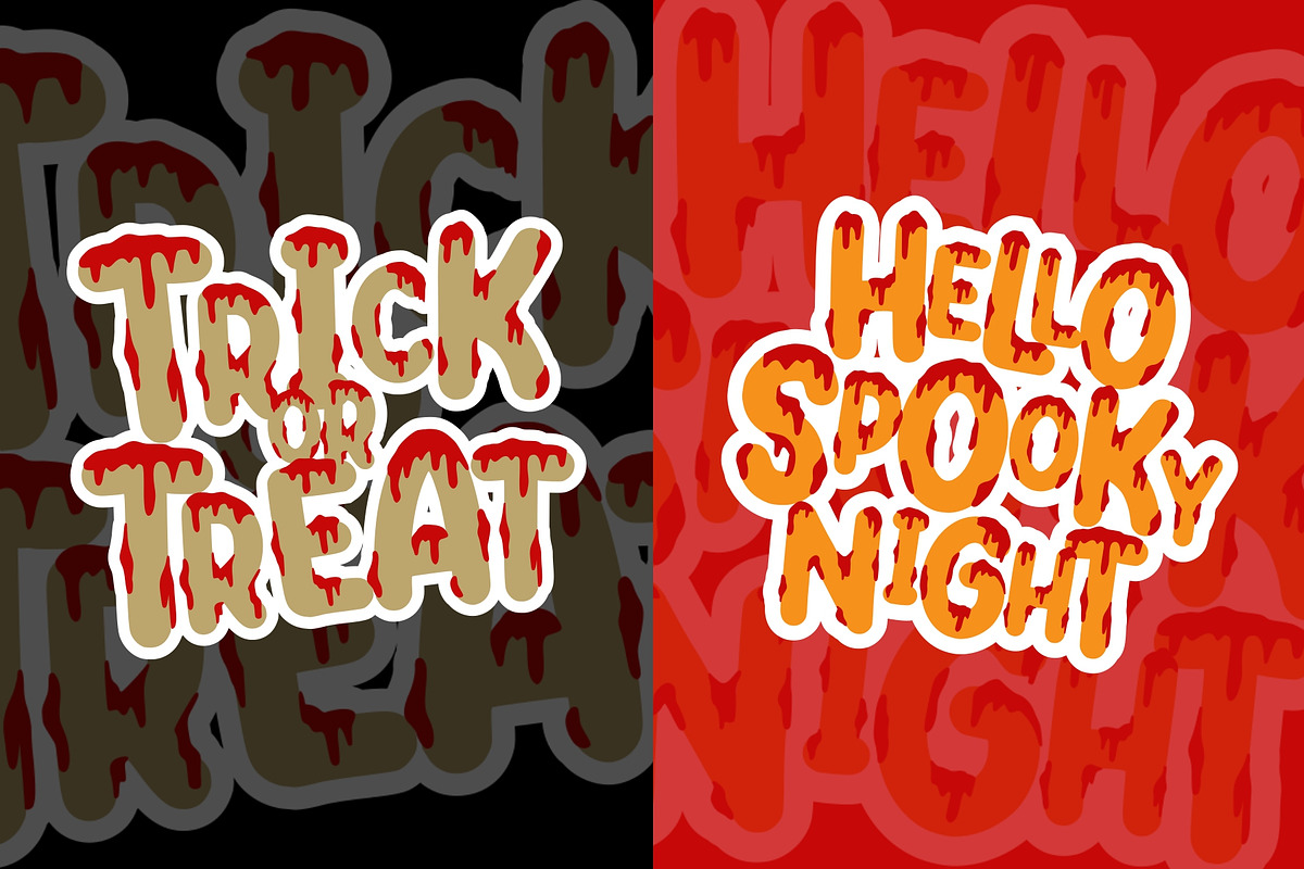 Freshty Blood - Layered Droplet, a Font by Good Java Studio (Photo 3 of 8)