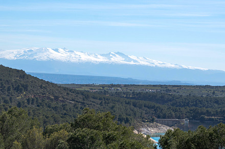 View on Sierra Nevada from Cazorla
