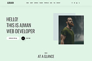 Ajman – Portfolio WordPress Theme, a WordPress Template by Themesvila (Thumbnail 1 of 2)