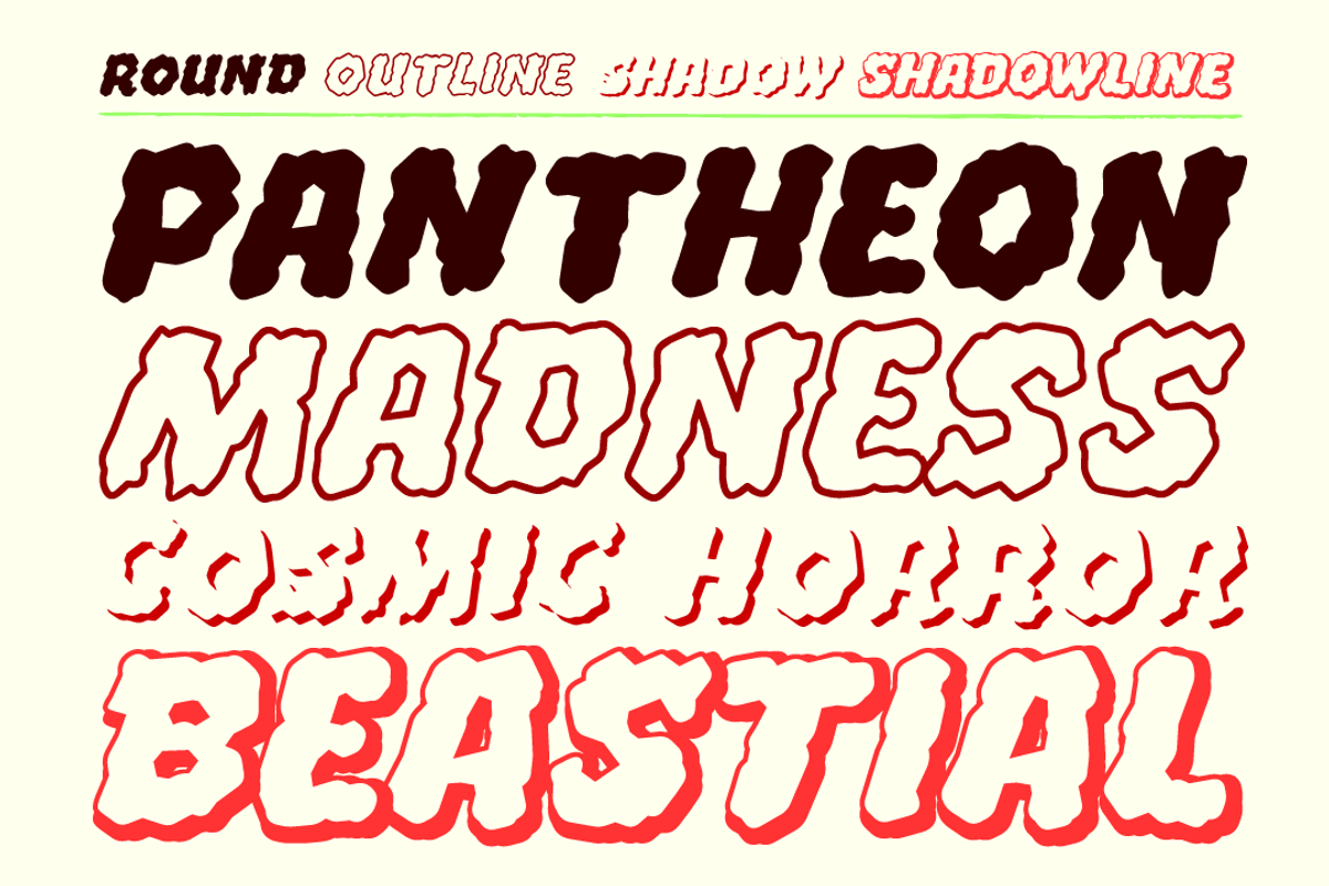 Whyte Wyrm - heavy duty horror, a Handwritten Font by Comicraft Fonts (Photo 2 of 8)