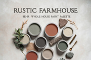 Behr Rustic Farmhouse Paint Palette, a Presentation Template by CONCEPT COLORS (Thumbnail 1 of 9)