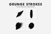 20 Grunge Strokes Photoshop Brushes, a Brush Add-On by AB-TheDesigner (Thumbnail 4 of 4)