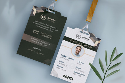 ID Card Template, a Card Template by Cristal Pioneer