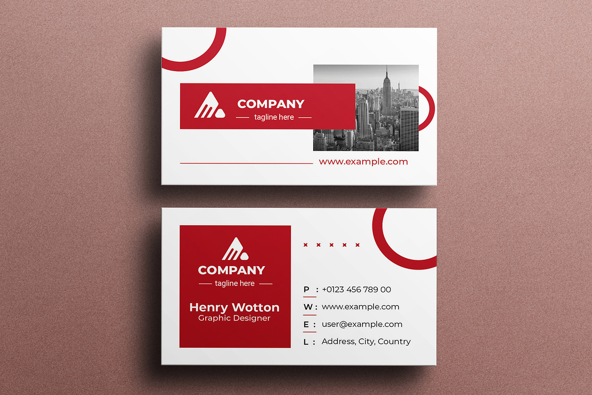 Business Card Design Template, a Business Card Template by MightyDesign (Photo 3 of 6)